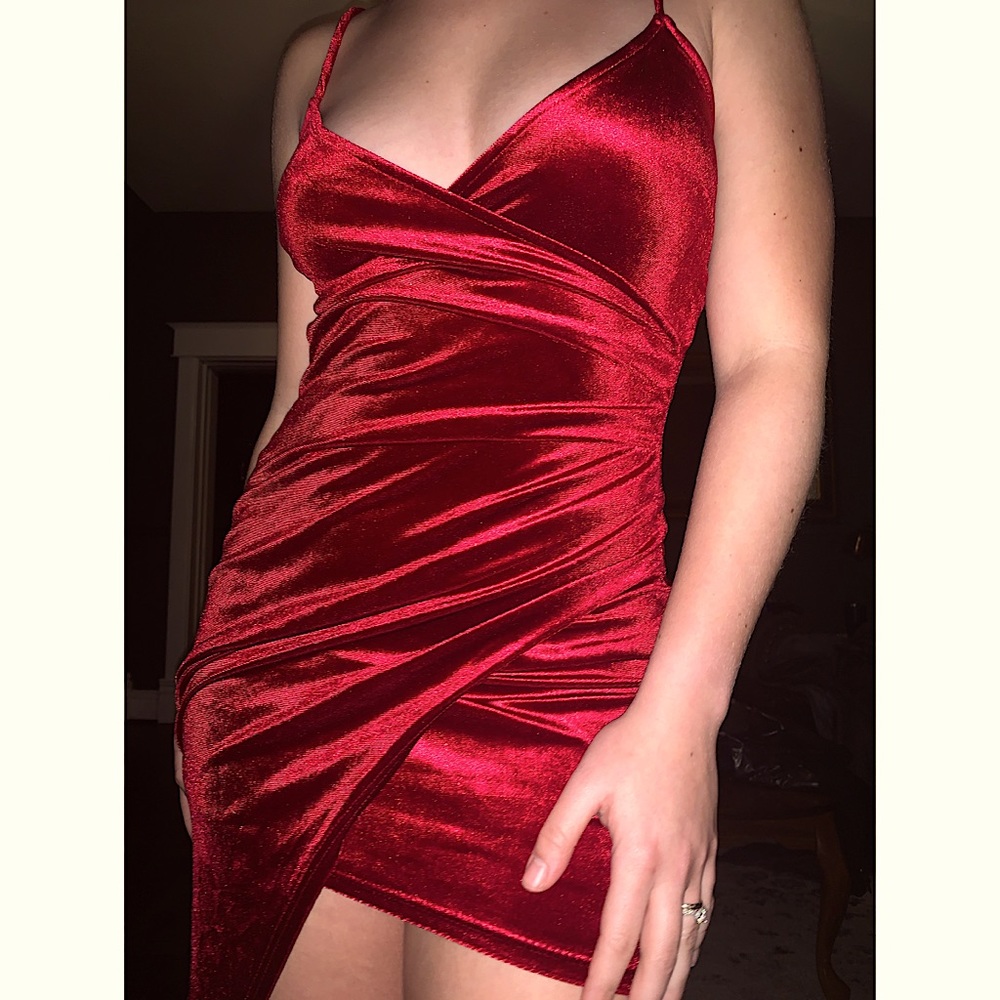 Sexy Velvet Windsor dress